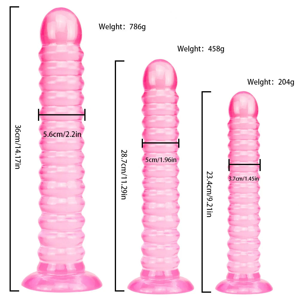 Strap On Pink Dildo Anal Plug - Silicone Anal Dildo Couple Sex Toys for Lesbian