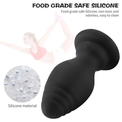 Bunny Tail Butt Plug - Remote Control Fluffy Plush Vibrating Butt Plug Erotic Girl Cosplay