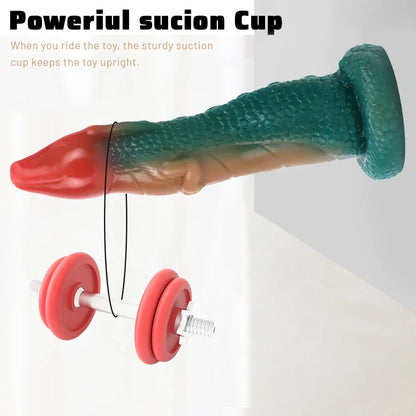 Monster Animal Dildo Butt Plug - Fantasy Dildos Exotic Silicone Vagina Anal Sex Toy