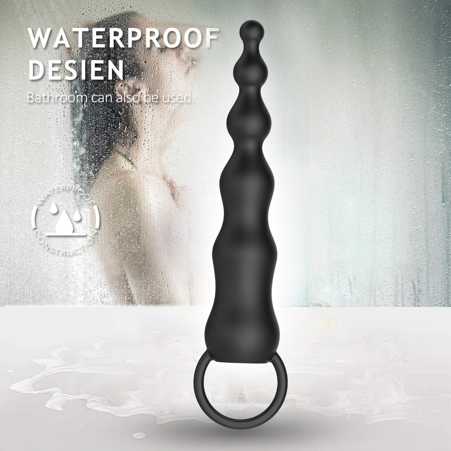 Vibrierender Analplug mit Analkugeln – Finger-Protate-Massagegerät, Sexspielzeug für Männer und Frauen