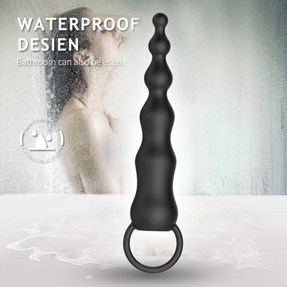 Vibrierender Analplug mit Analkugeln – Finger-Protate-Massagegerät, Sexspielzeug für Männer und Frauen