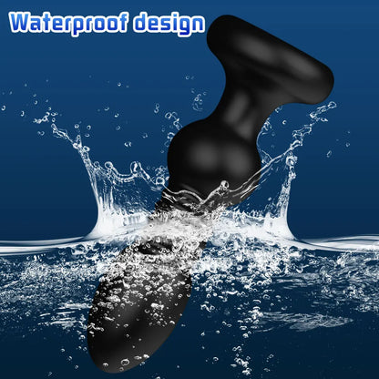 Schubdildo-Vibrator – ferngesteuertes Teleskop-Analplug-Prostata-Massagegerät