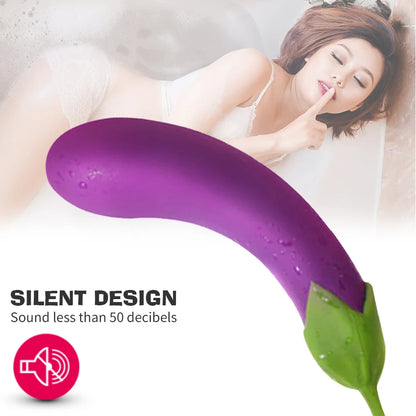 Auberginen-G-Punkt-Vibrator – Domlust Analdildo, vibrierender Analplug