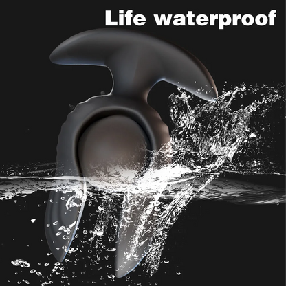 Inflatable Vibrating Anal Plug - Anal Ball Expander Estim Prostate Massager - Domlust