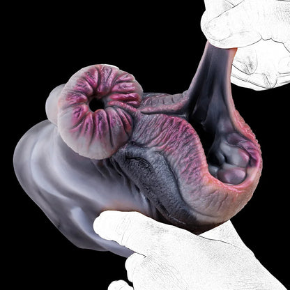 Zebra Tier Vagina Pussy Männliche Masturbationstasse - Taschen-realistisches Silikon Penis Sexspielzeug