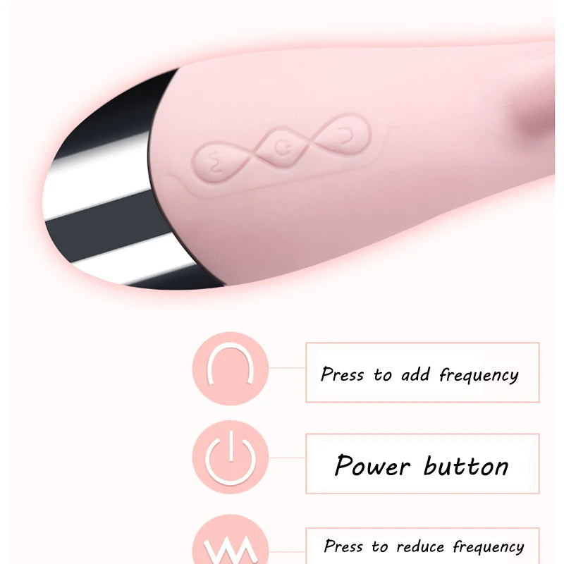 Clitoral G Spot Vibrator - Vibrating Dildo Clit Stimulator Sex Toys for Women