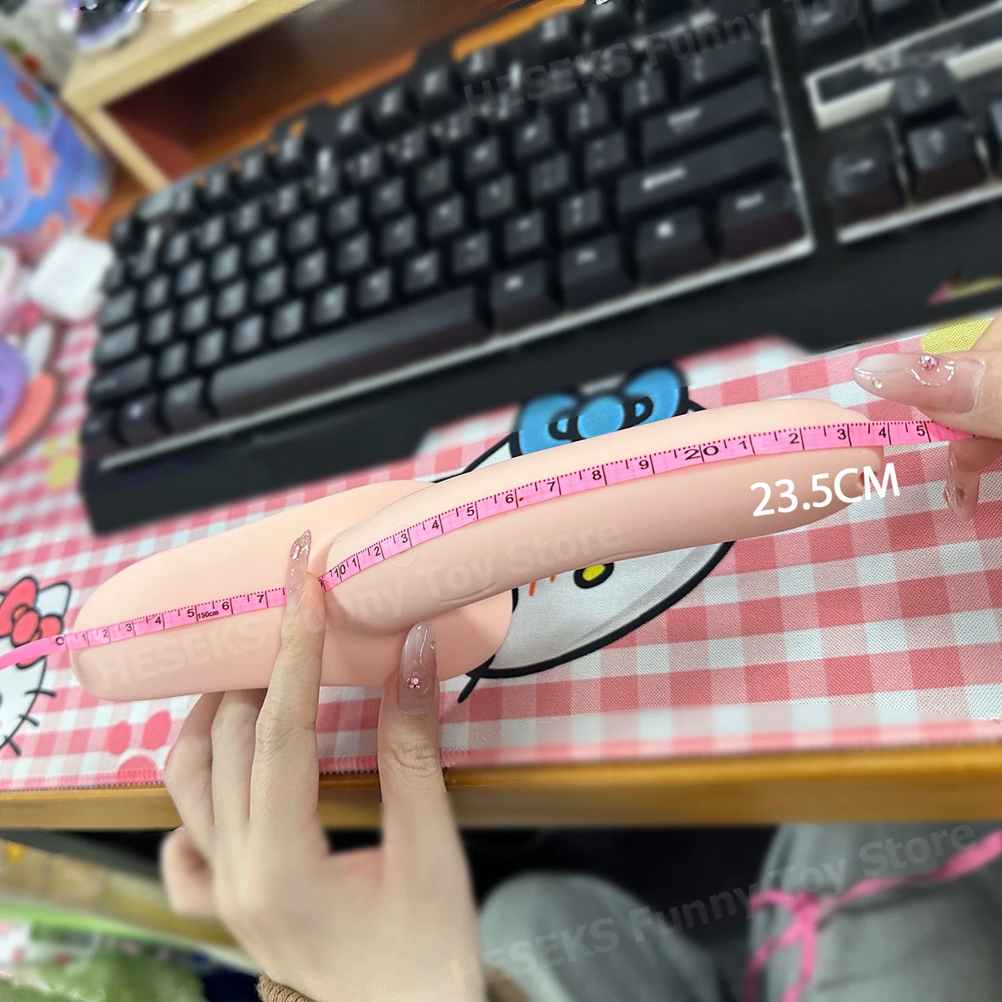 Vibrierender Strapon-Dildo für Lesben – doppelseitiger rosa Analdildo, G-Punkt-Vibrator, Klitorisstimulator