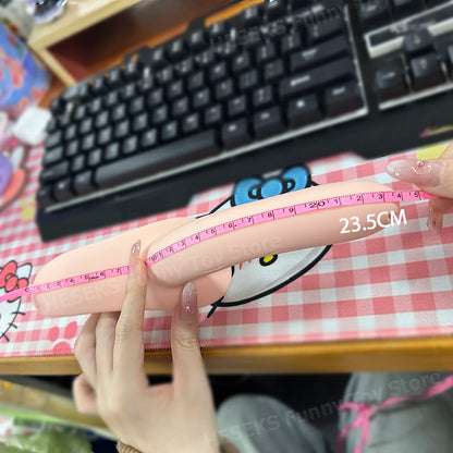 Vibrierender Strapon-Dildo für Lesben – doppelseitiger rosa Analdildo, G-Punkt-Vibrator, Klitorisstimulator