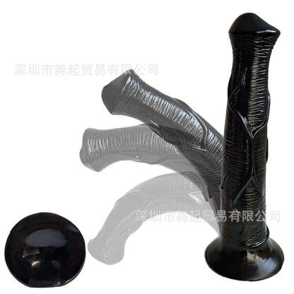 Langer Pferdedildo-Buttplug – realistisches Tier-Analdildo-Sexspielzeug für Männer und Frauen