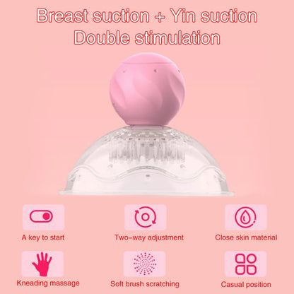 Mamelon Sucker Masseur - Tire-lait Rotatif Stimulation Femmes Sex Toys