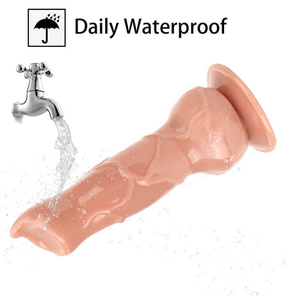 Realistic Dog Dildo - Silicone Animal Dildo Butt Plug Sex Toys for Men Women