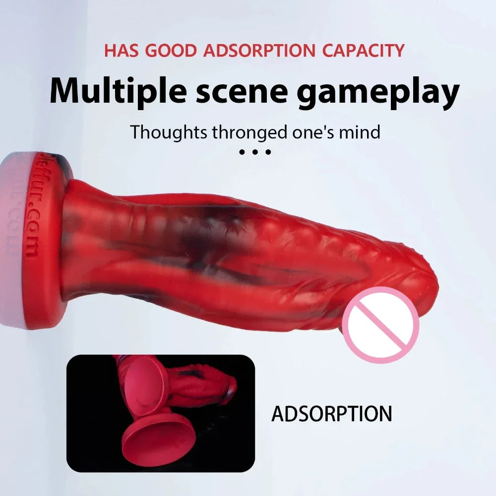 Monster-Analdildo-Sexspielzeug – Große Drachendildos aus Silikon, Analplug, Vagina- und Analstimulation