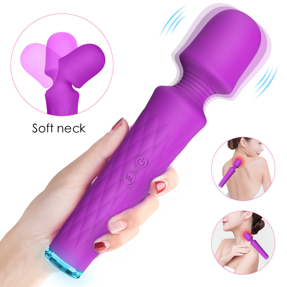 AV Wand Clit Nipple Vibrator - Handheld Powerful Vibrating Dildo Sex Toys for Women Men