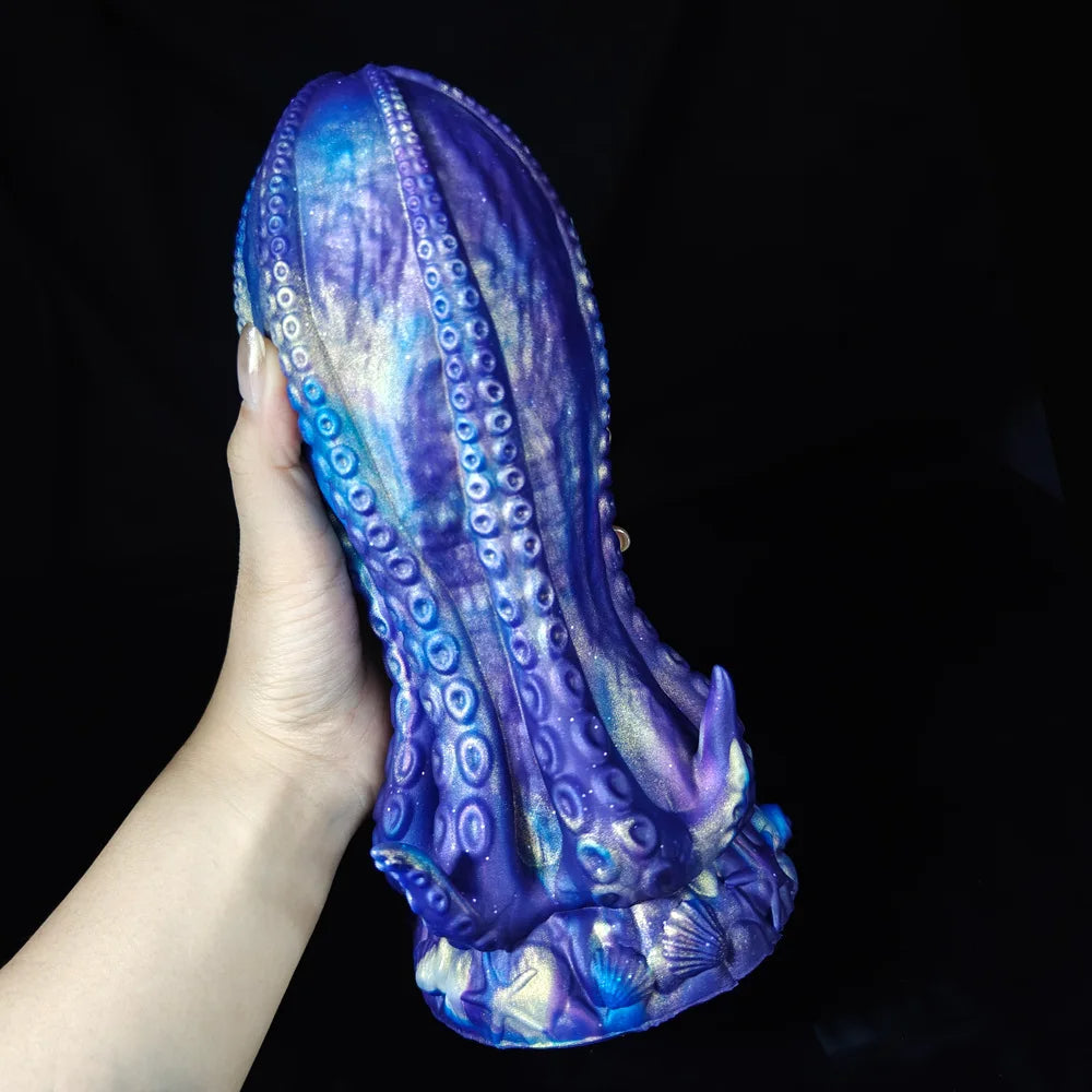 Fantasy Monster Dildo Butt Plug - Exotic Starry Silicone Anal Dildos Vaginal Prostate Massager