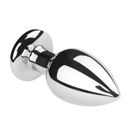 Remote Control Metal Anal Dildo - Stainless Steel Vibrating Butt Plug Anal Toys