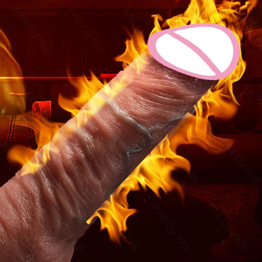 Remote Control Vibrating Dildo - Strap On Realistic Dildo Silicone Female Sex Toys