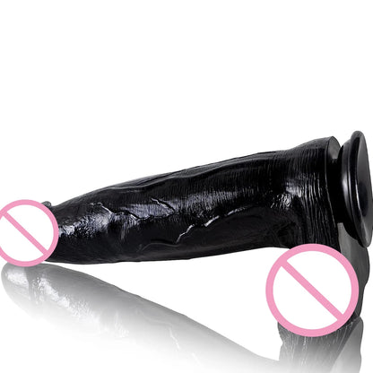 Huge Realistic Dildo Butt Plug - 2.9 inch Big Girth Anal Dildos Sex Toys for Women Men