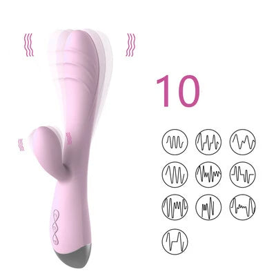 Clitoral G Spot Vibrator - Vibrating Dildo Clit Stimulator Sex Toys for Women