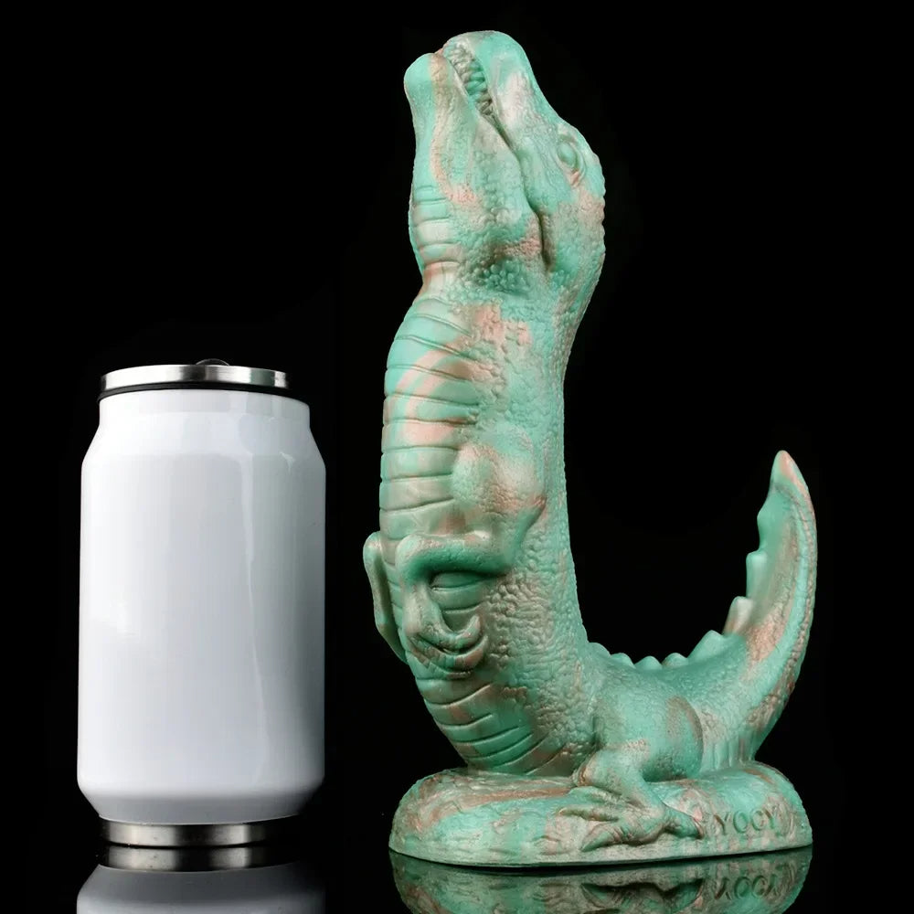 Strapless Dinosaur Monster Dildo Butt Plug - Exotic Realistic Silicone Anal Dildos Female Sex Toy