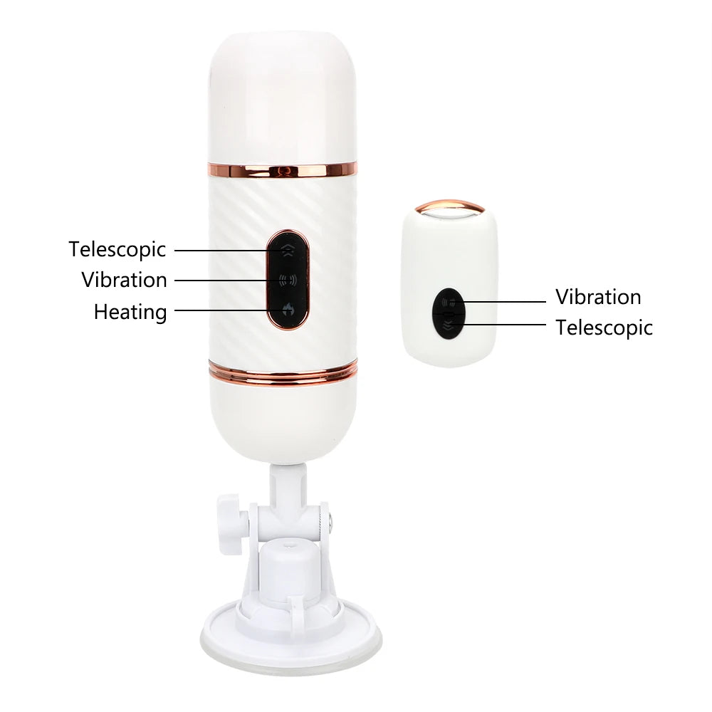 Thrusting Dildo Sex Machine - Remote Control Suction Cup Vibrator Tele Domlust Thrusting Dildo Sex Machine - Remote Control Suction Cup Vibrator Tele Domlust