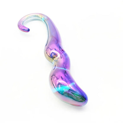 Realistic Glass Dildo Butt Plug - Fantasy Animal Dildos Crystal Vagina Anal Sex Toy