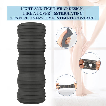 Silicone Pocket Pussy Male Masturbator - Strechy Realistic Vagina Penis Massager
