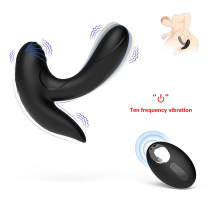 Aufblasbarer Analplug mit Fernbedienung – vibrierender Dildo, Buttplug, Prostata-Massagegerät