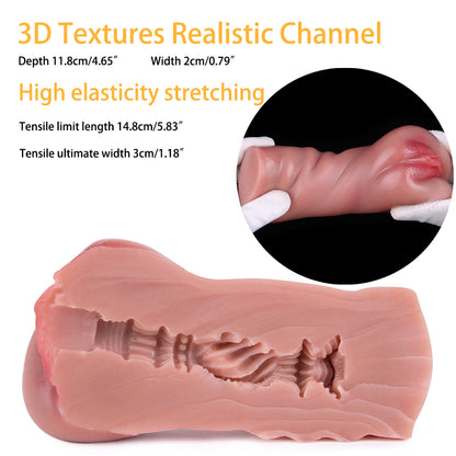 Poupée masturbatrice de poche grandeur nature - Jouets sexuels réalistes pour hommes avec pénis vaginal et fellation