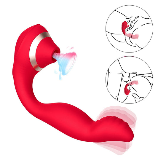 Clit Sucker G Spot Vibrator - Finger Prostate Massager Female Sex Toys
