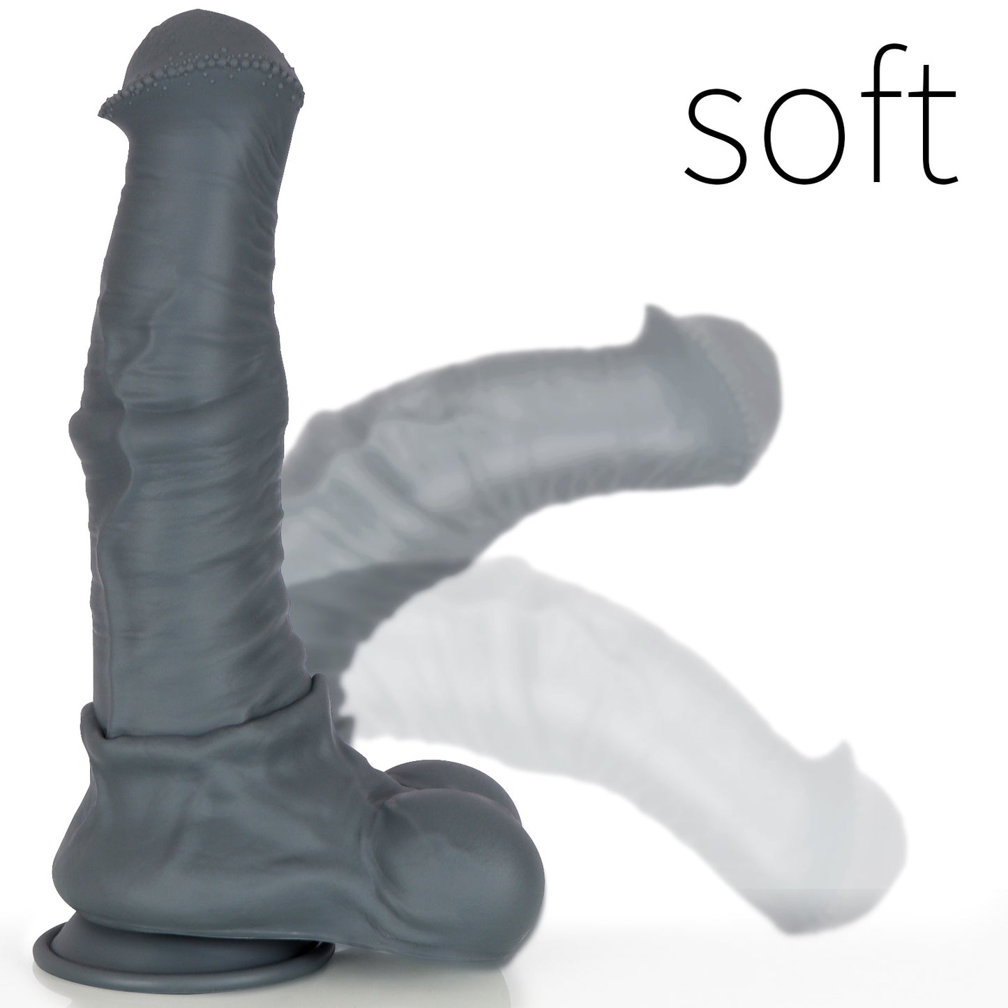 Riesiger Pferdedildo-Buttplug - Realistischer Tier-Monsterdildo, Vagina-Prostata-Massagegerät