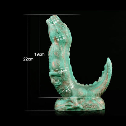 Strapless Dinosaur Monster Dildo Butt Plug - Exotic Realistic Silicone Anal Dildos Female Sex Toy