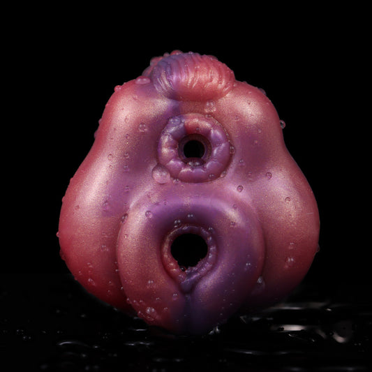 Fantasy Monster Pocket Pussy Male Masturbator - Double Hole Penis Masturbation Silicone Stroker