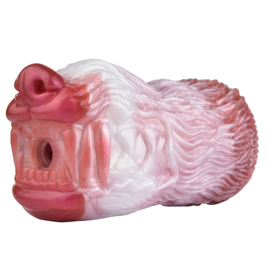 Wolf Vagina Pocket Pussy Jouets sexuels masculins - Silicone Animale Oral Penis Masturbation Cup