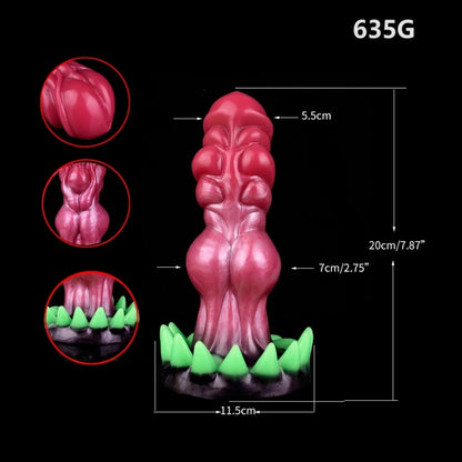 Monster Dildo Butt Plug - Exotic Silicone Alien Dildos Vaginal Anal Stimulator