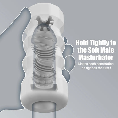 Diamond Pocket Pussy Male Masturbator - Realistic Vaginal Penis Massage Sex Toys for Men