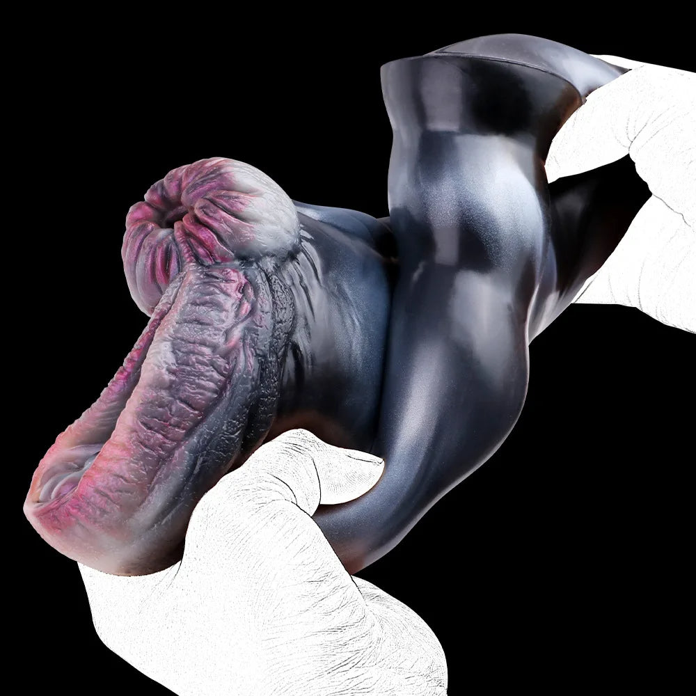 Zebra Tier Vagina Pussy Männliche Masturbationstasse - Taschen-realistisches Silikon Penis Sexspielzeug