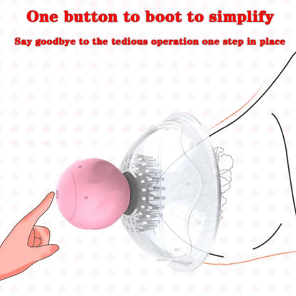 Mamelon Sucker Masseur - Tire-lait Rotatif Stimulation Femmes Sex Toys