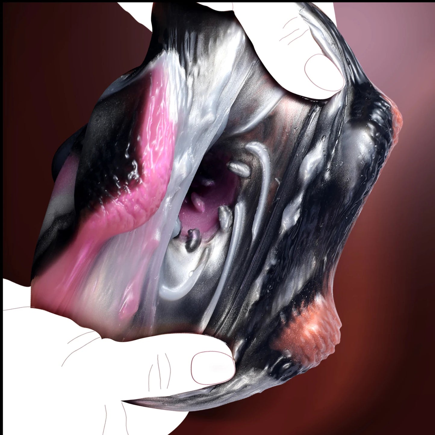 Monster Pocket Pussy Male Masturbator - Silicone Realistic Vagina Penis Masturbation