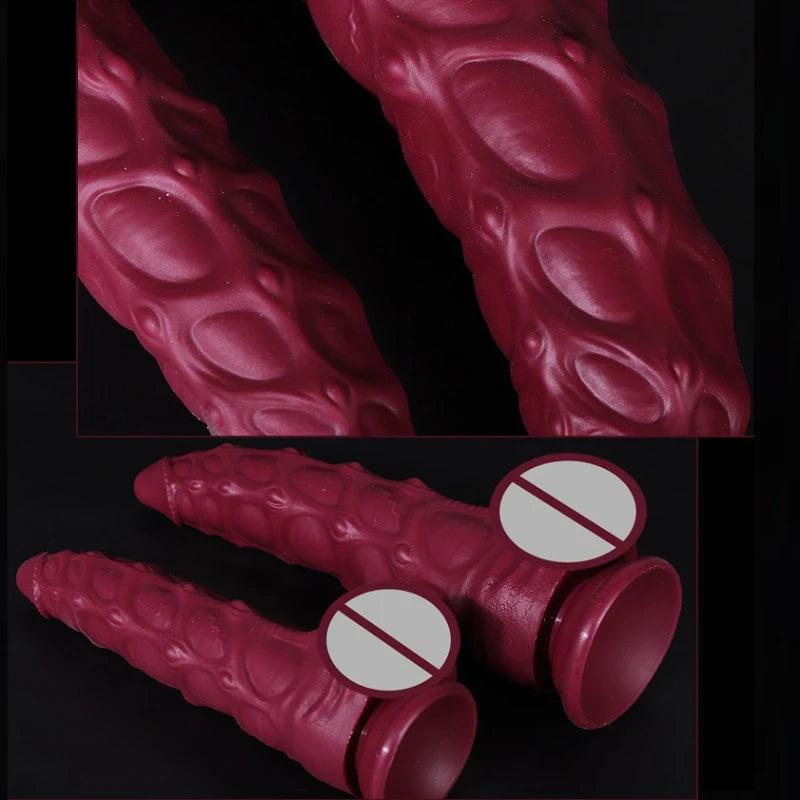 Exotic Monster Anal Dildo Butt Plug - Realistic Animal Tentacle Dildos Silicone Anal Toys