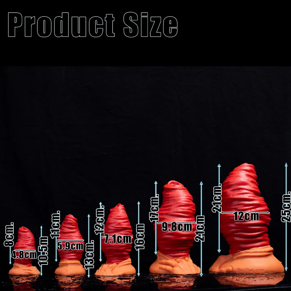 Großer Analdildo Butt Plug - Fantasy Silikon Analdilatator Vagina Prostatamassager