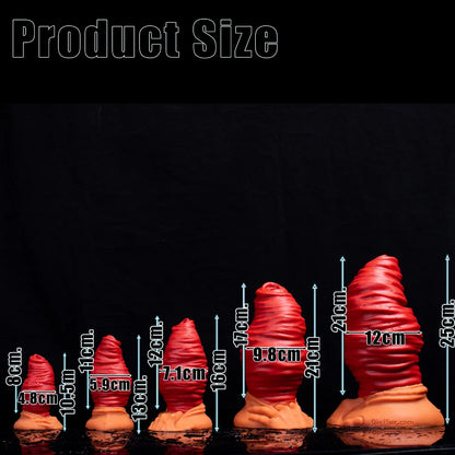 Großer Analdildo Butt Plug - Fantasy Silikon Analdilatator Vagina Prostatamassager