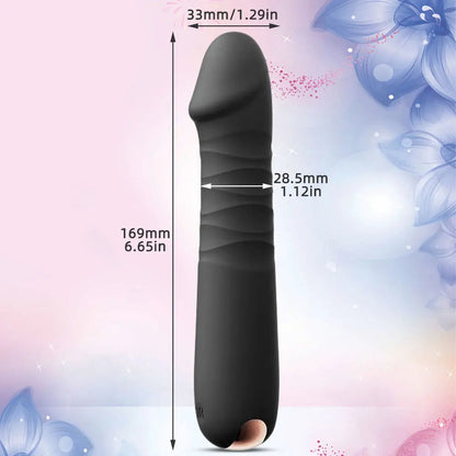 Thrusting Anal Dildo Vibrator - 10 Telesopic G Spot Stimulator Prostate Massager
