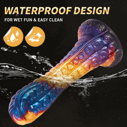 Exotic Fantasy Dildo-Stoßvibrator – Riesige Monster-Dildos mit Fernbedienung und Vibrationsfunktion