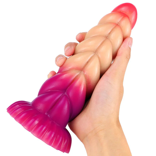 Monster Anal Gode Butt Plug - Sprial Silicone Fantasy Godes Vagin Prostate Masseur