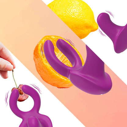 Clit Nipple Clamps Anal Plug - Remote Control Vibrating Panties Cock Ring Extra Quiet Sex Toy