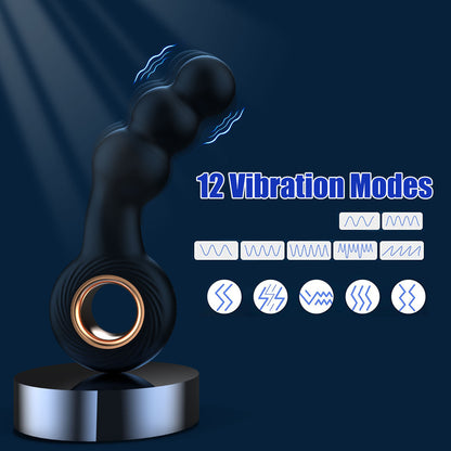 Anal Beads Prostate Massager - Handheld Vibrating Dildo G Spot Anal Vibrator