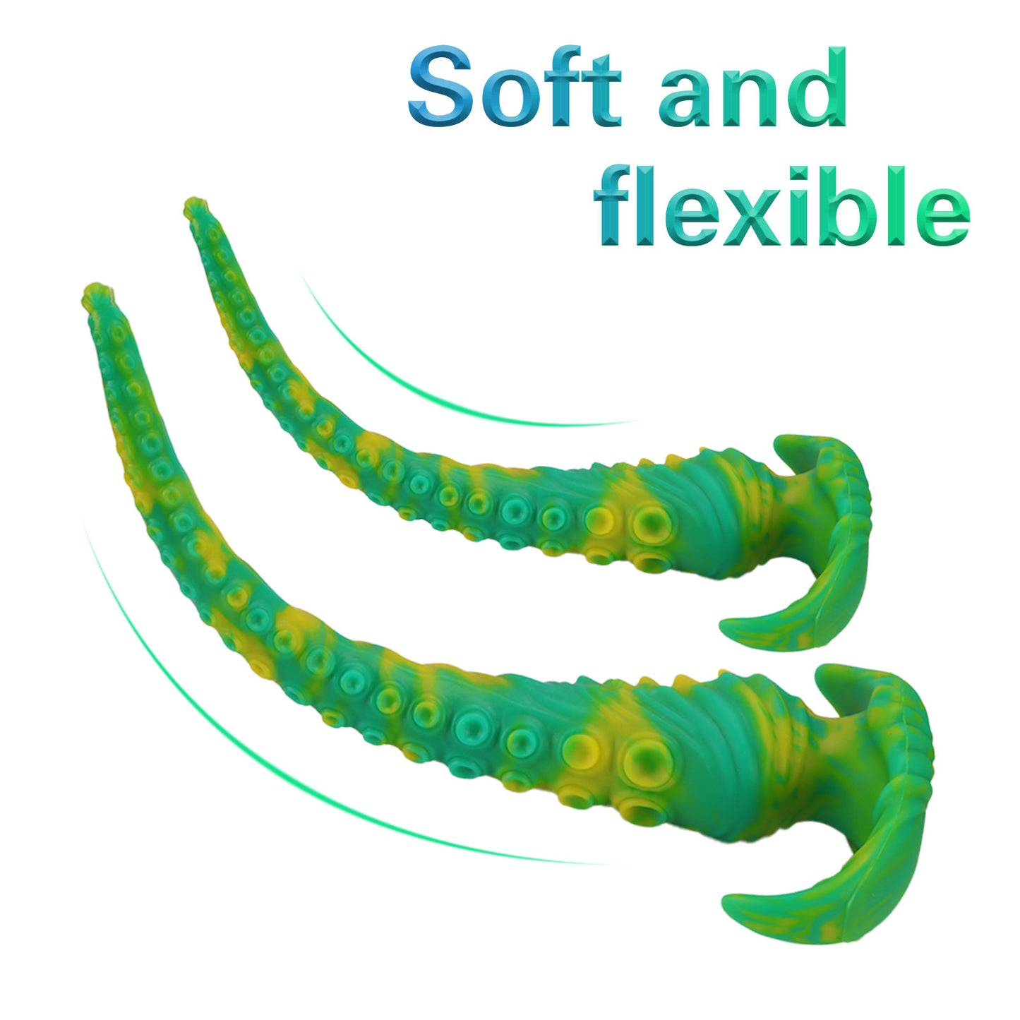 Tentacle Monster Dildo Butt Plug - Silicone Anal Dildos Long Vaginal Sex Toys for Women