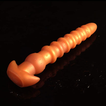 Huge Anal Beads Butt Plug - Big Threads Silicone Anal Dildo Sex Toys for Women Men