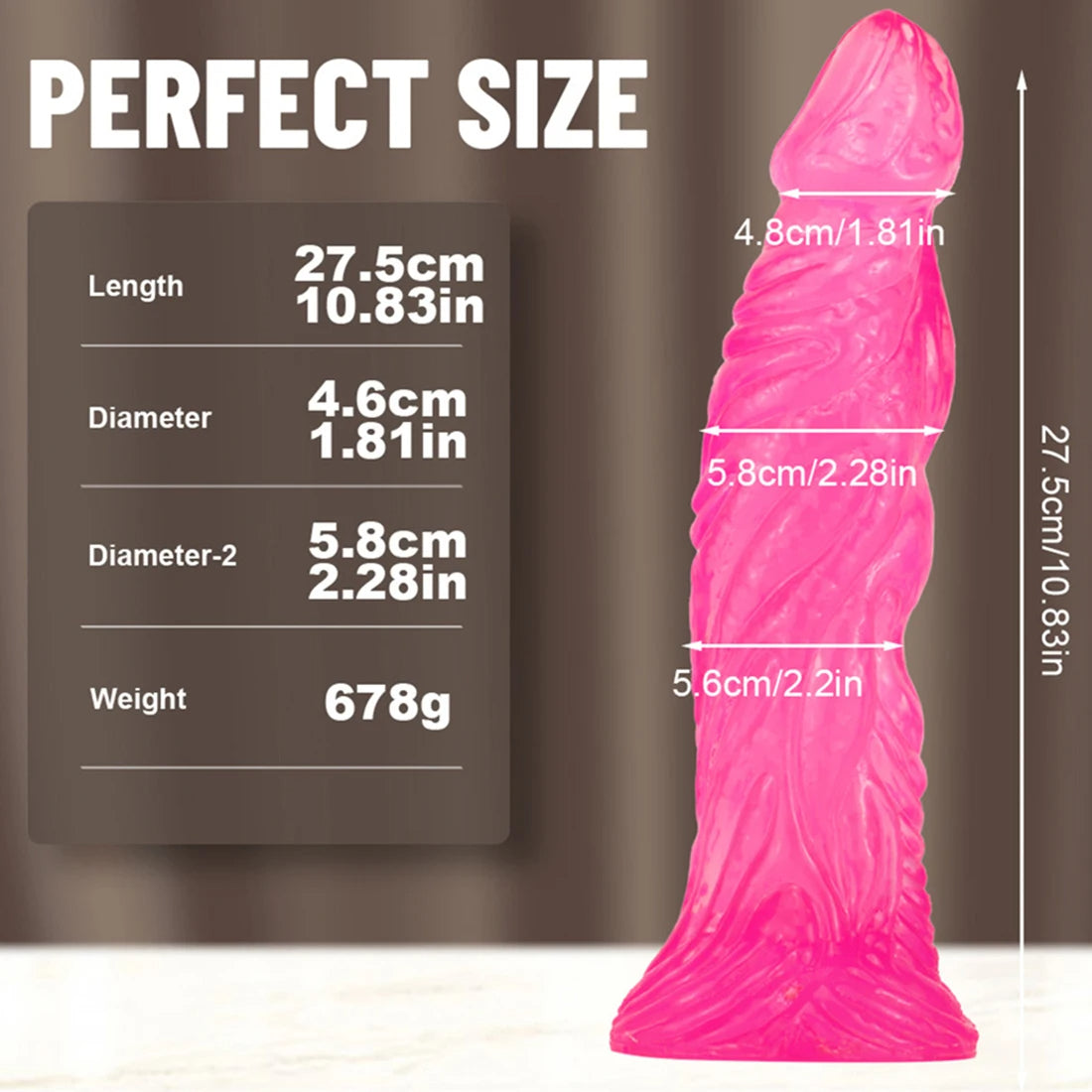 Groer Monster-Dildo, Anal-Dilatator, Buttplug exotischer Riesen-Ana Domlust Groer Monster-Dildo, Anal-Dilatator, Buttplug exotischer Riesen-Ana Domlust