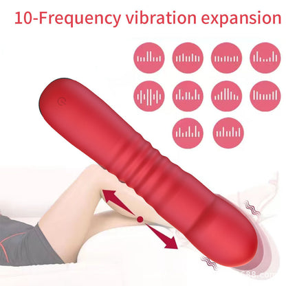 Stoßdildo G-Punkt-Vibrator – realistischer Vibrationsdildo-Stroker-Sexspielzeug für Frauen und Männer